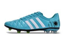 Carregar imagem no visualizador da galeria, Chuteira Campo Adidas AdiPure 11 Pro FG Branca e Azul
