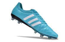 Carregar imagem no visualizador da galeria, Chuteira Campo Adidas AdiPure 11 Pro FG Branca e Azul
