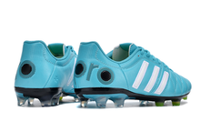 Carregar imagem no visualizador da galeria, Chuteira Campo Adidas AdiPure 11 Pro FG Branca e Azul
